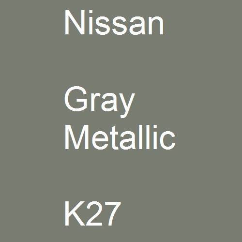 Nissan, Gray Metallic, K27.